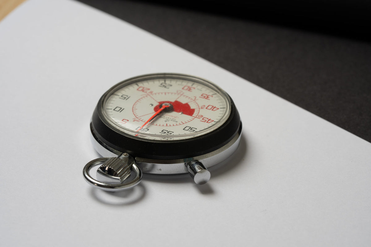 Sprint Multi-Sport Referee Stopwatch, Red Sector Dial, c.1967