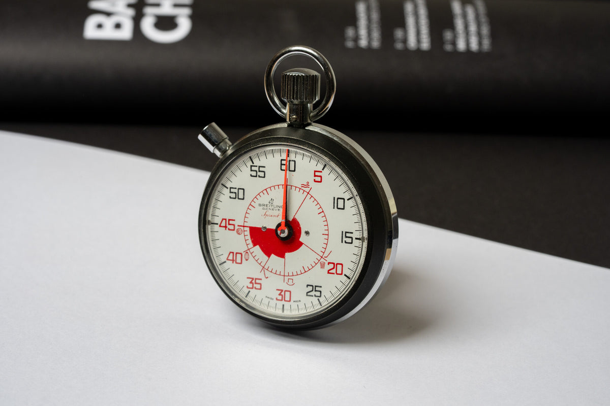 Sprint Multi-Sport Referee Stopwatch, Red Sector Dial, c.1967
