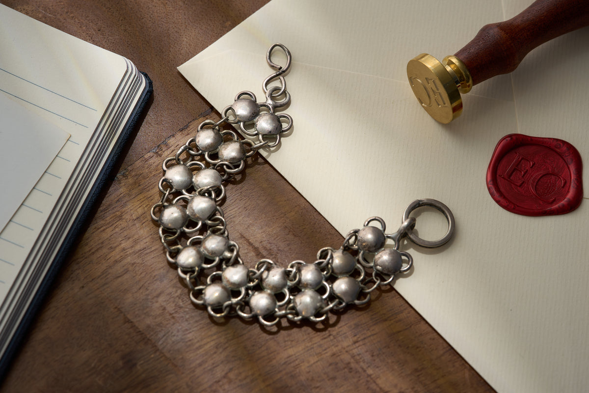 Double-Row Ball Link Fob Chain, Chunky 55g