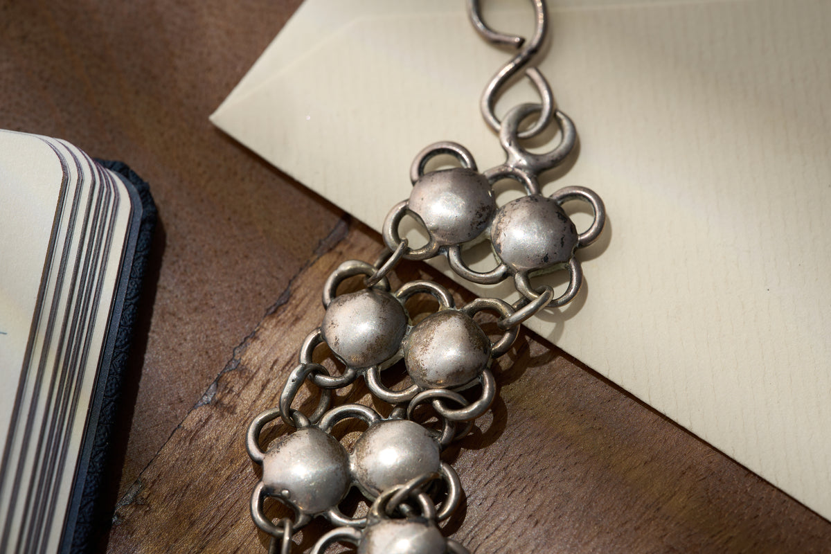 Double-Row Ball Link Fob Chain, Chunky 55g