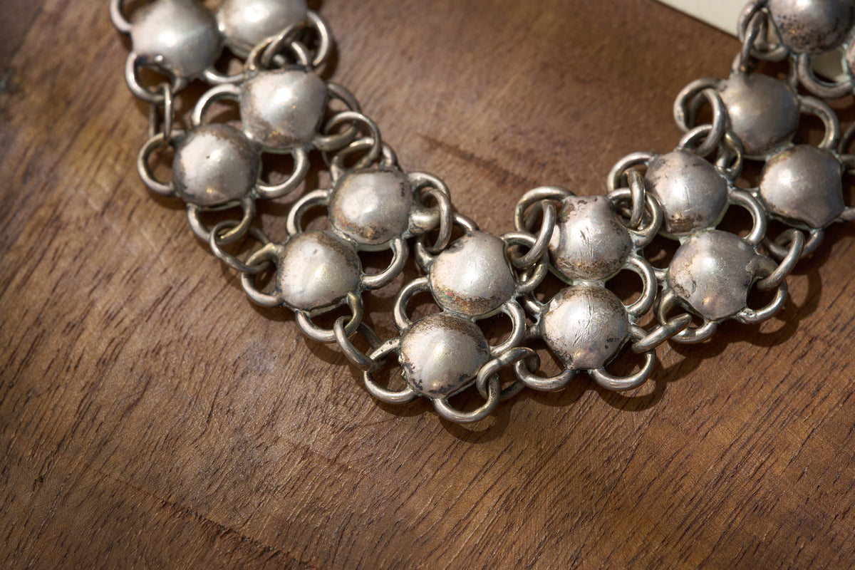 Double-Row Ball Link Fob Chain, Chunky 55g
