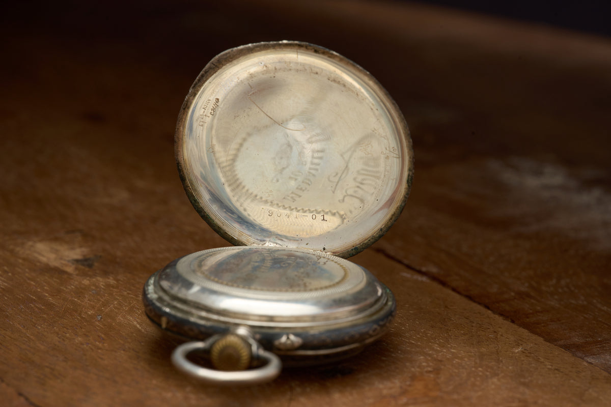 Médaille d'Or Silver, Niello Heraldic Caseback, c.1890