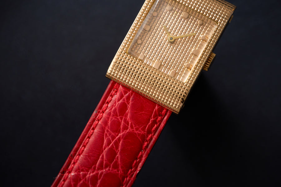 Reflet in 18ct Gold, Pointe de Diamant Case and Dial, c.1955