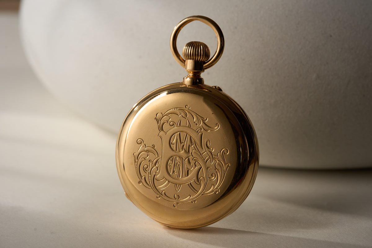 Breguet 18ct Gold Lepine Pocket Watch, No. 2961, c.1895, detail view 3