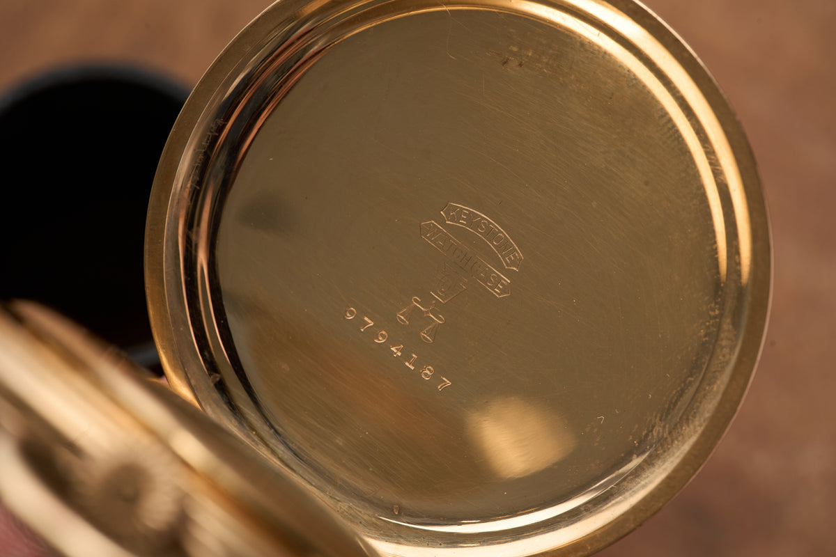 Gold-Filled Full Hunter, Fifteen-Jewel Movement, 1912