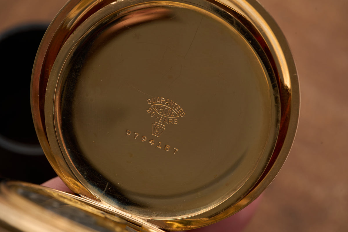Gold-Filled Full Hunter, Fifteen-Jewel Movement, 1912