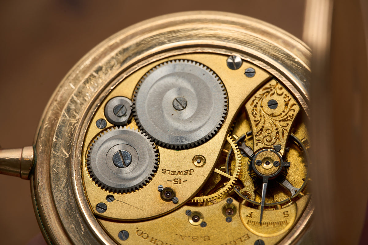 Gold-Filled Full Hunter, Fifteen-Jewel Movement, 1912