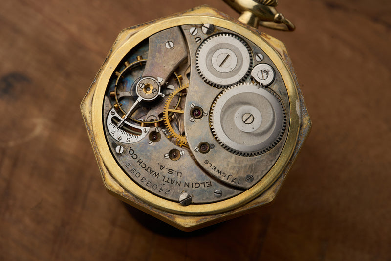 Octagonal Case, Hand-Painted Poker Dial, c.1922