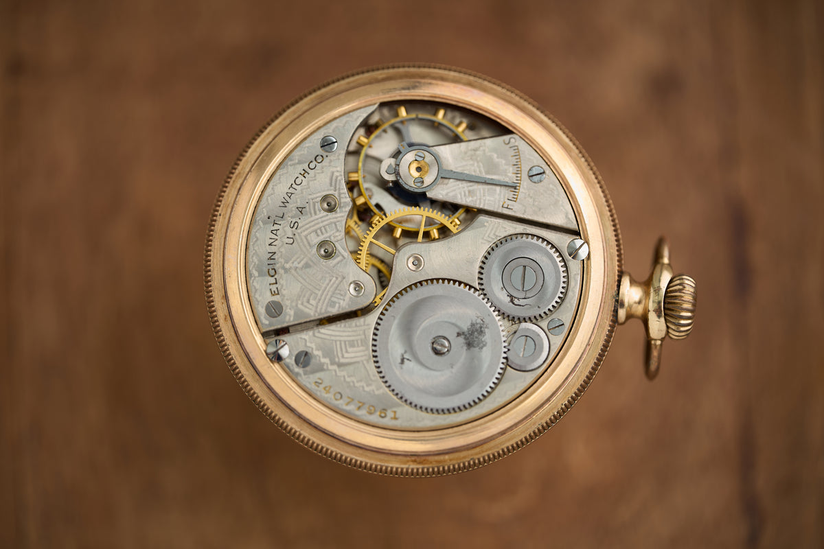 Two-Tone Rose Gold and Nickel Silver, c.1908-1910