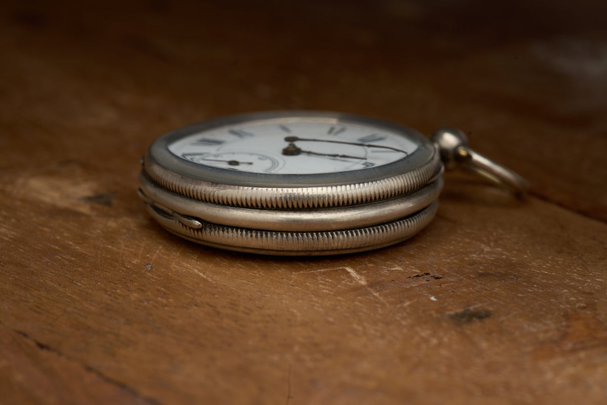 Silver Key-Wind Cylinder Watch from Geneva, c.1870