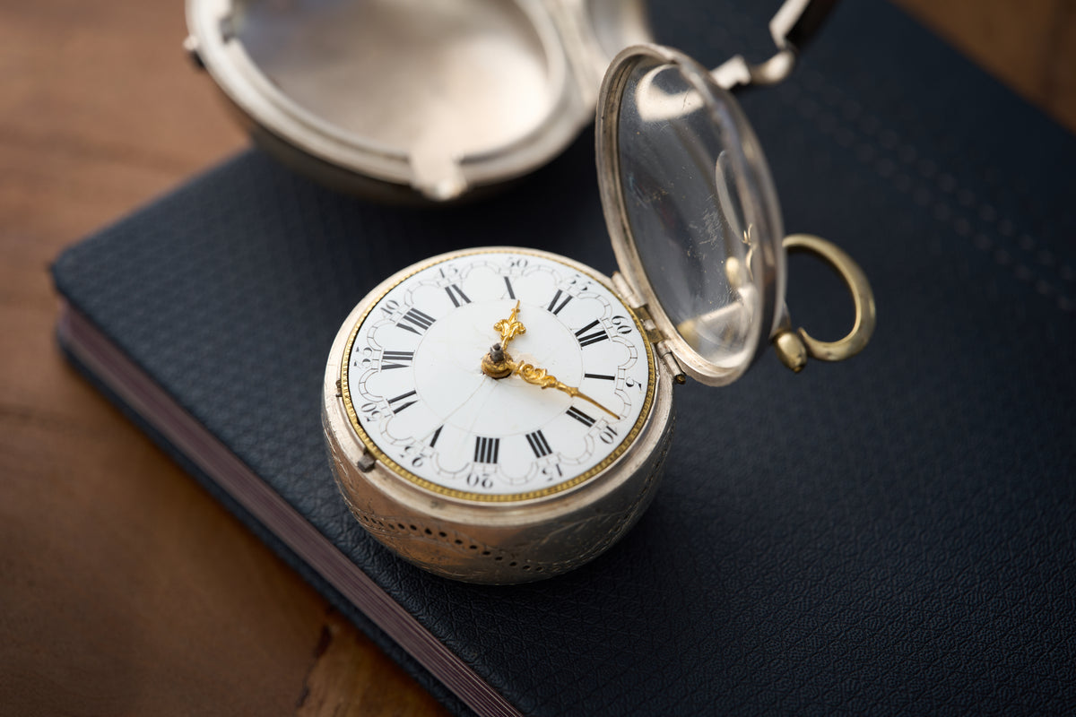 Fromanteel & Clarke Silver Quarter Repeater Pocket Watch, c.1710, detail view 10