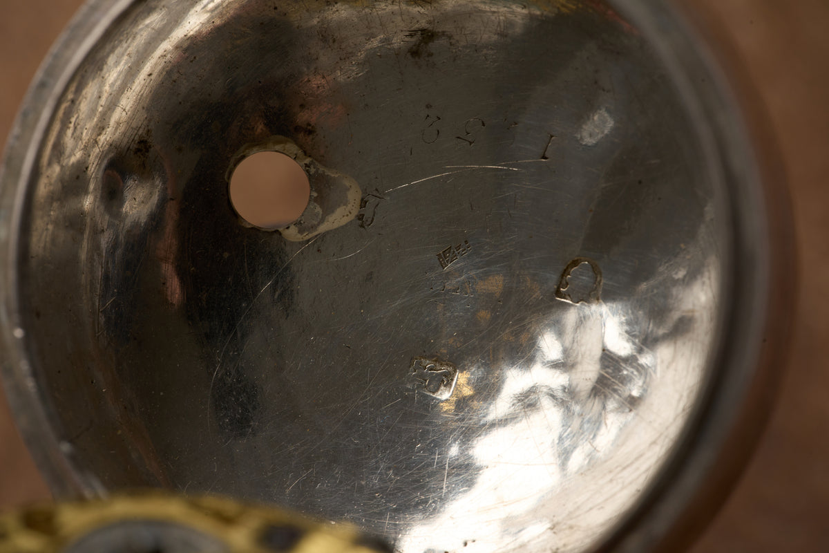 Repoussé Silver Verge Fusee for the Dutch Market, c.1755