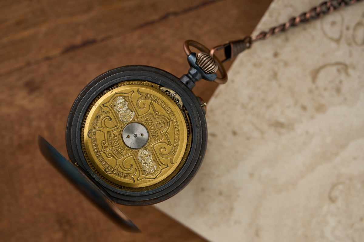 Eight-Day, Escapement Visible Front and Back, c.1913-1920