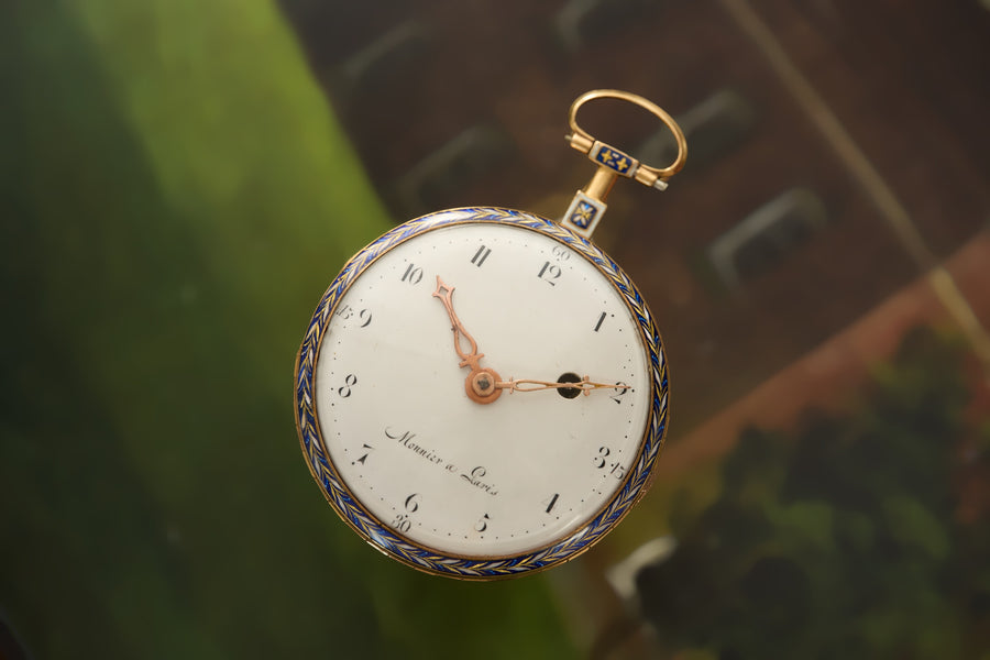 Gold Watch Painted in Enamel from Bow to Caseback, c.1810