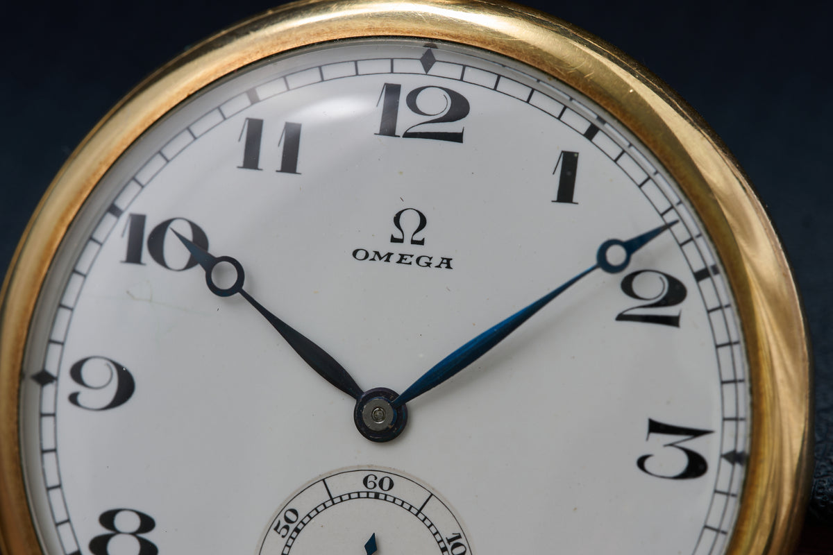 Slim Gold-Plated, Art Deco Enamel Dial, c.1933