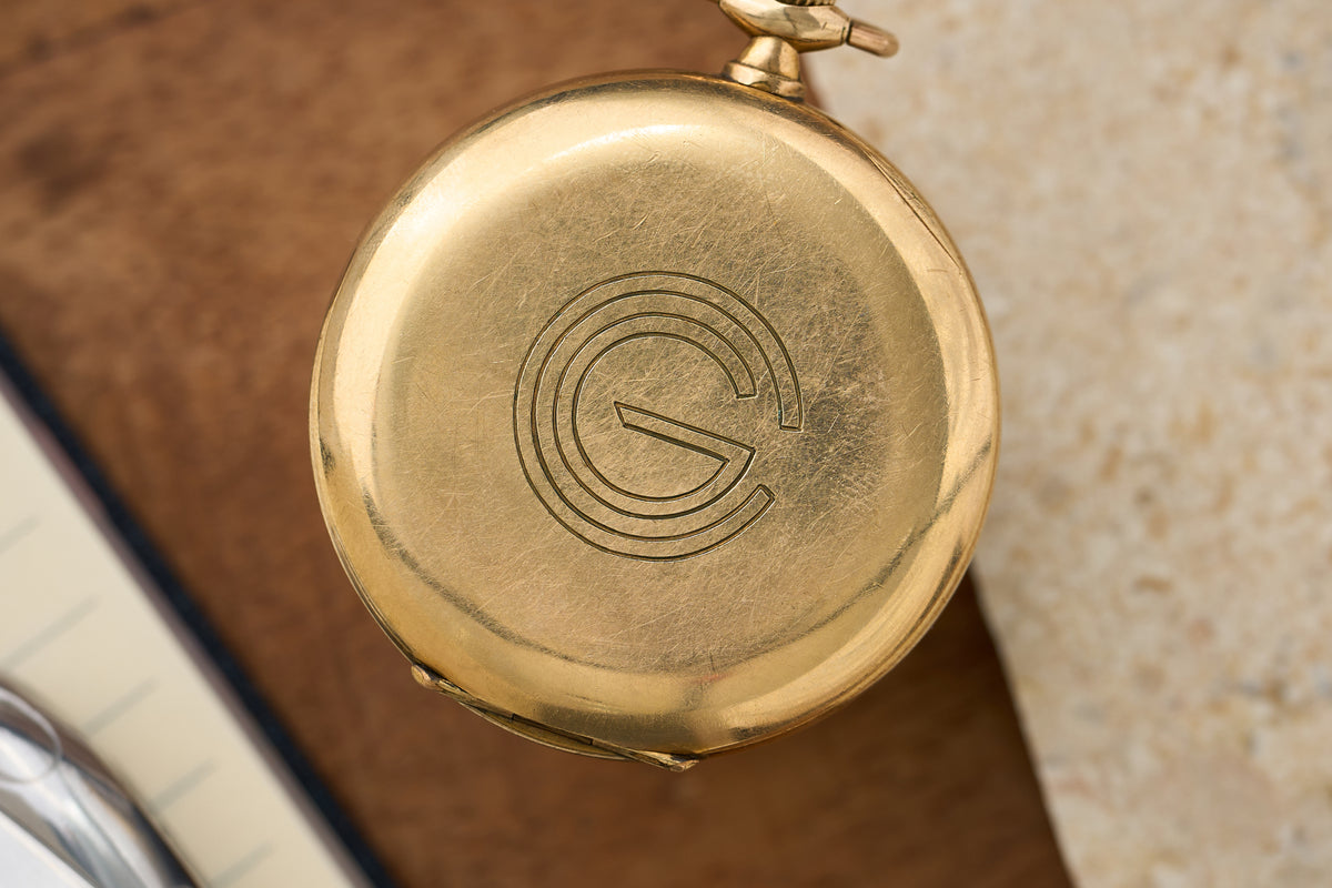 Slim Gold-Plated, Art Deco Enamel Dial, c.1933