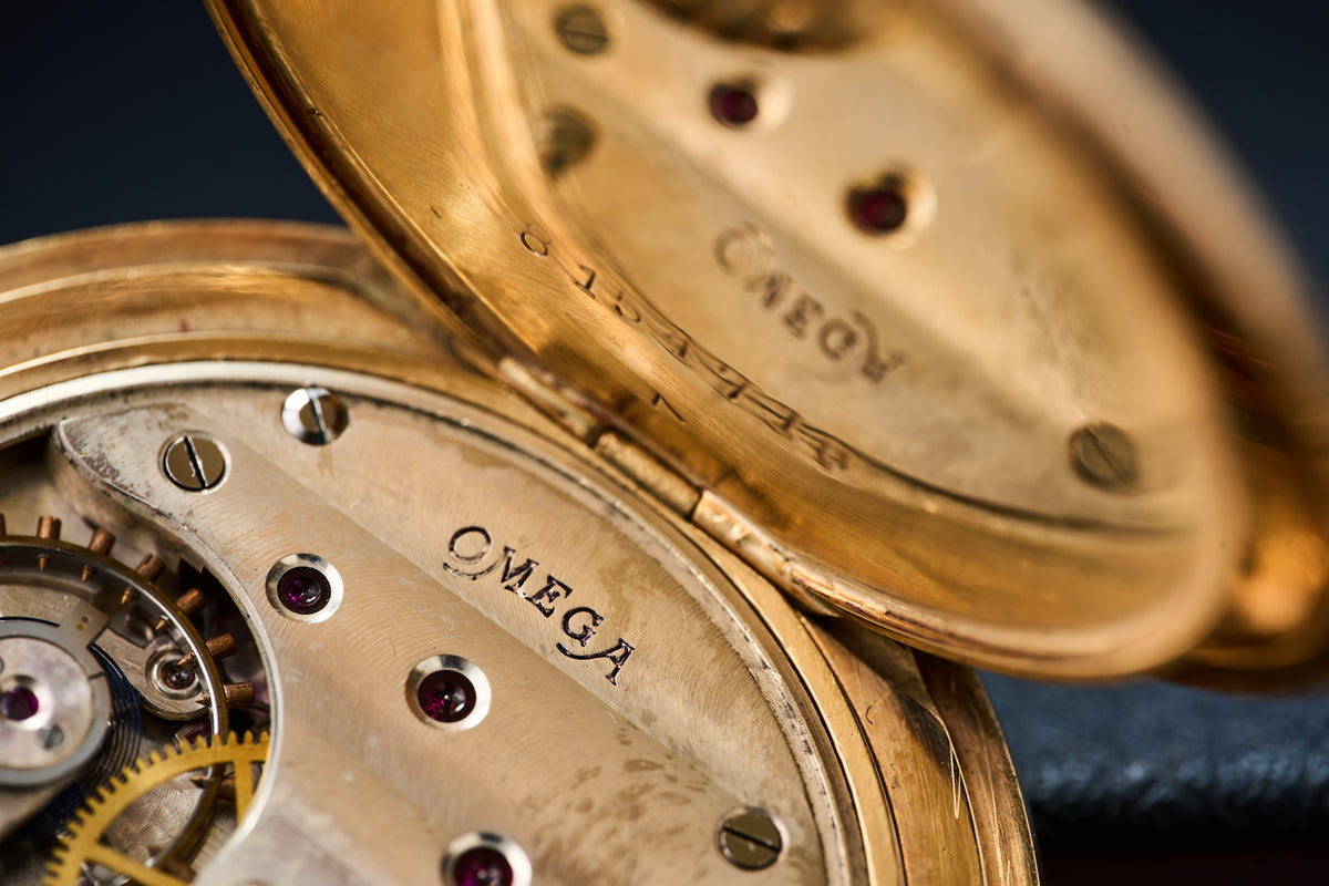 Slim Gold-Plated, Art Deco Enamel Dial, c.1933