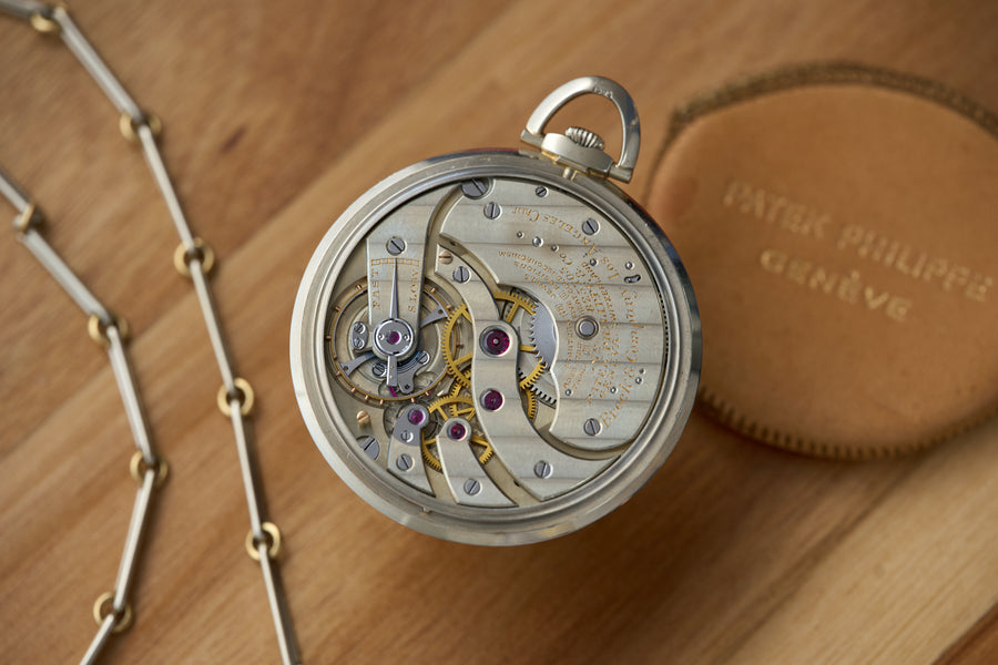 Open Face in 18ct Two-Tone Gold, Brock & Company, c.1931
