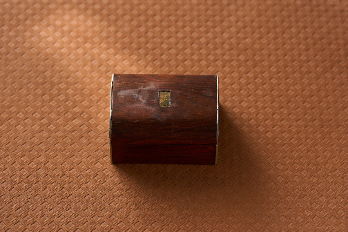 Rosewood Watch Box, White-Metal Bound, c.1870-1900