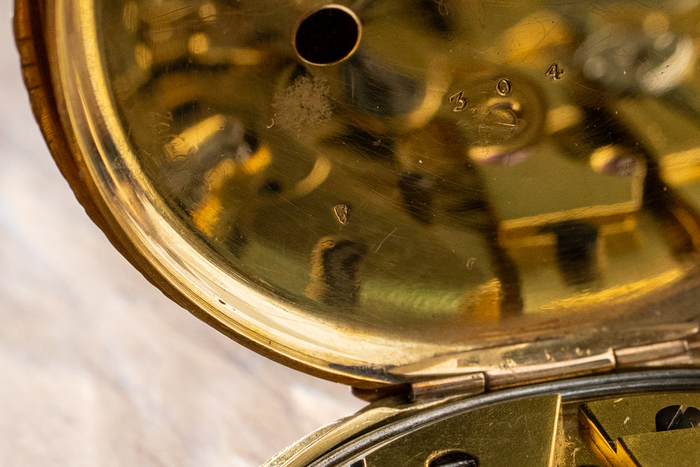 French horse-head, 18k gold