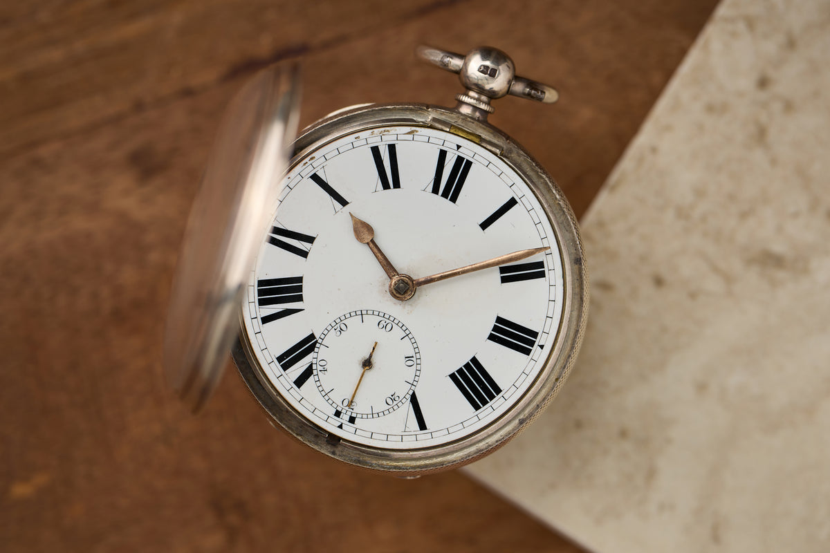Sterling Silver, Chester-Hallmarked, Gilt Movement, 1884