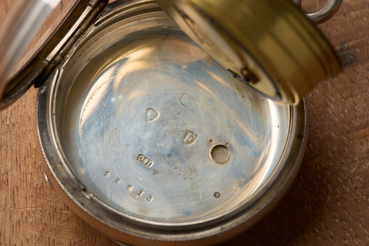 Sterling Silver, Chester-Hallmarked, Gilt Movement, 1884