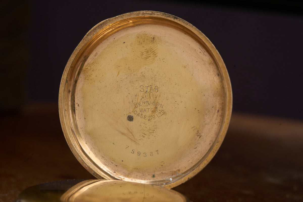 Dennison Star Gold-Filled Half-Hunter, English Case, c.1925