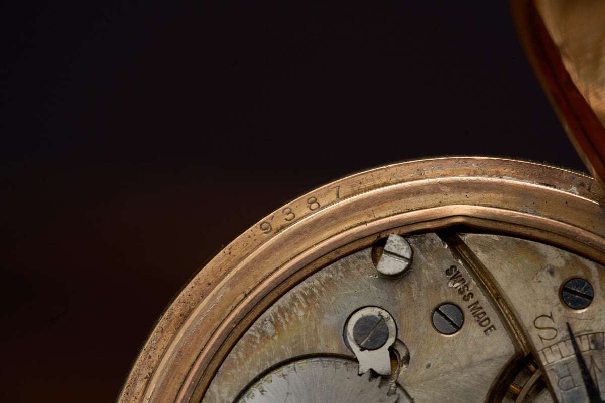 Dennison Star Gold-Filled Half-Hunter, English Case, c.1925