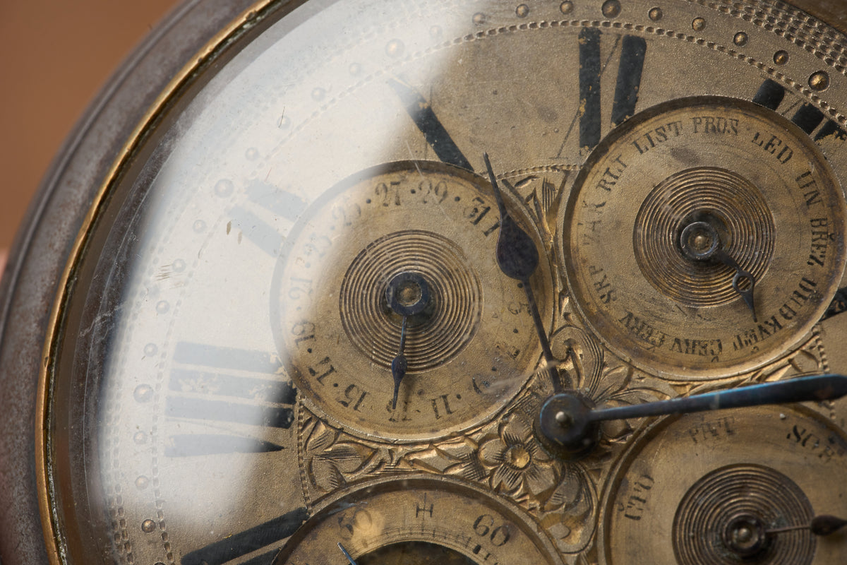 Goliath Triple Calendar and Moonphase, Gunmetal, c.1890