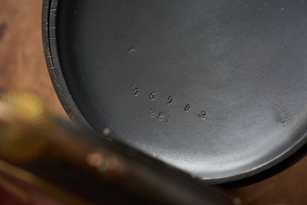 Goliath Regulator in Oxidised Steel, c.1900