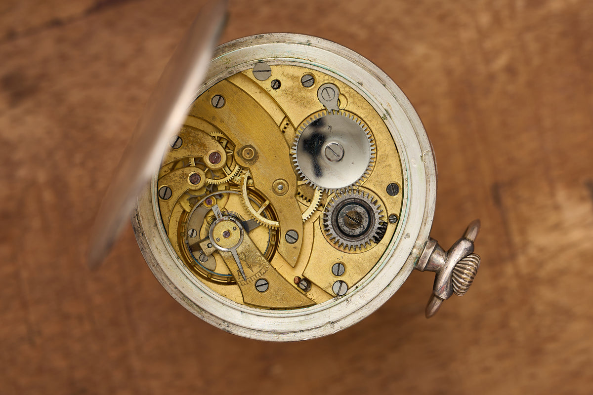 Silver Watch Inscribed as a Gift, 12 December 1895
