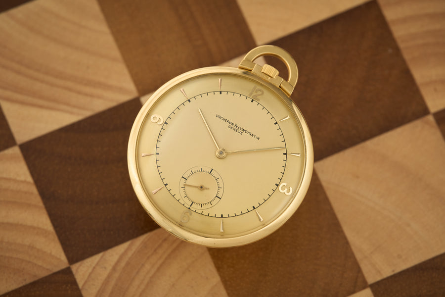 18ct Gold Open Face, Triple-Signed Throughout, c.1945