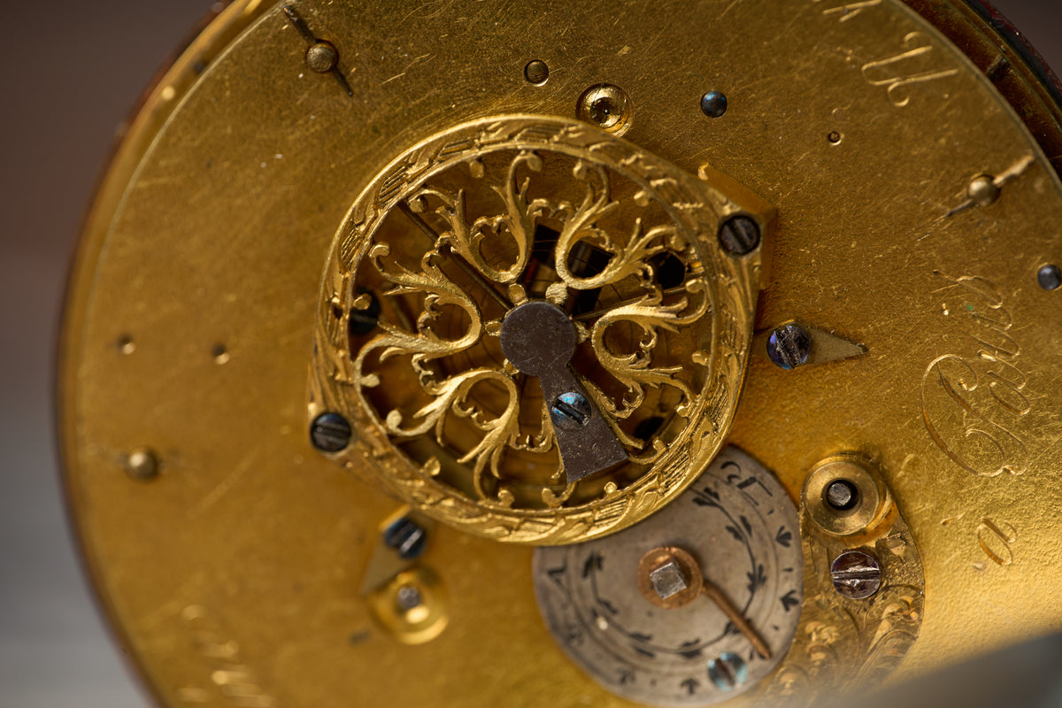 Valaire, Paris Silver Verge Fusee Pocket Watch, c.1780-1800
