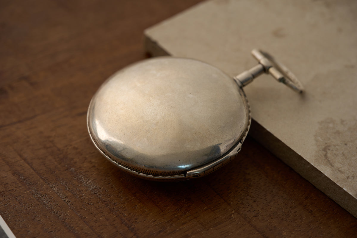 Valaire, Paris Silver Verge Fusee Pocket Watch, c.1780-1800