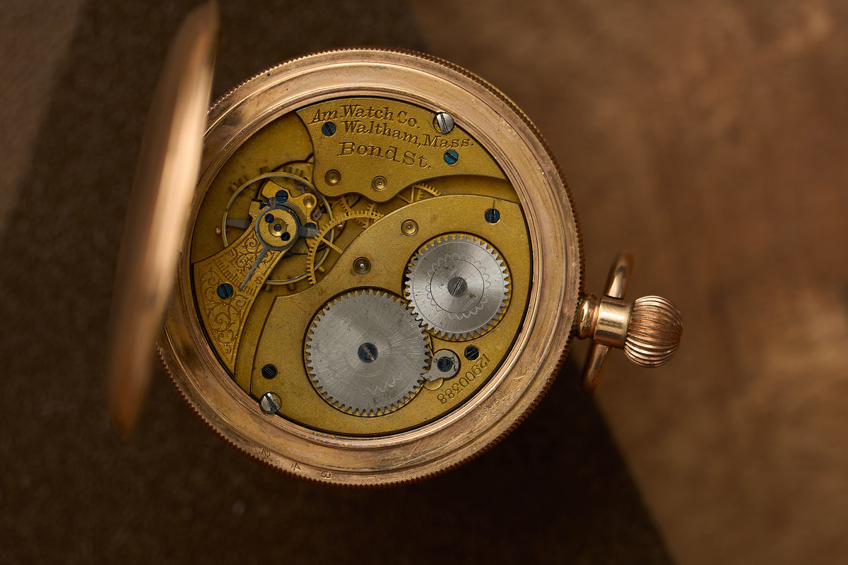 Bond St. Movement in an English Dennison Moon Case, 1903