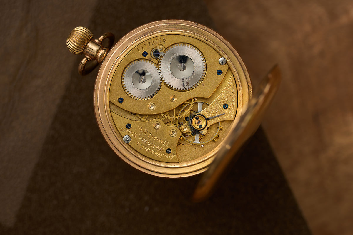 Bond St. Movement in a Dennison Moon Gold-Filled Case, c.1910