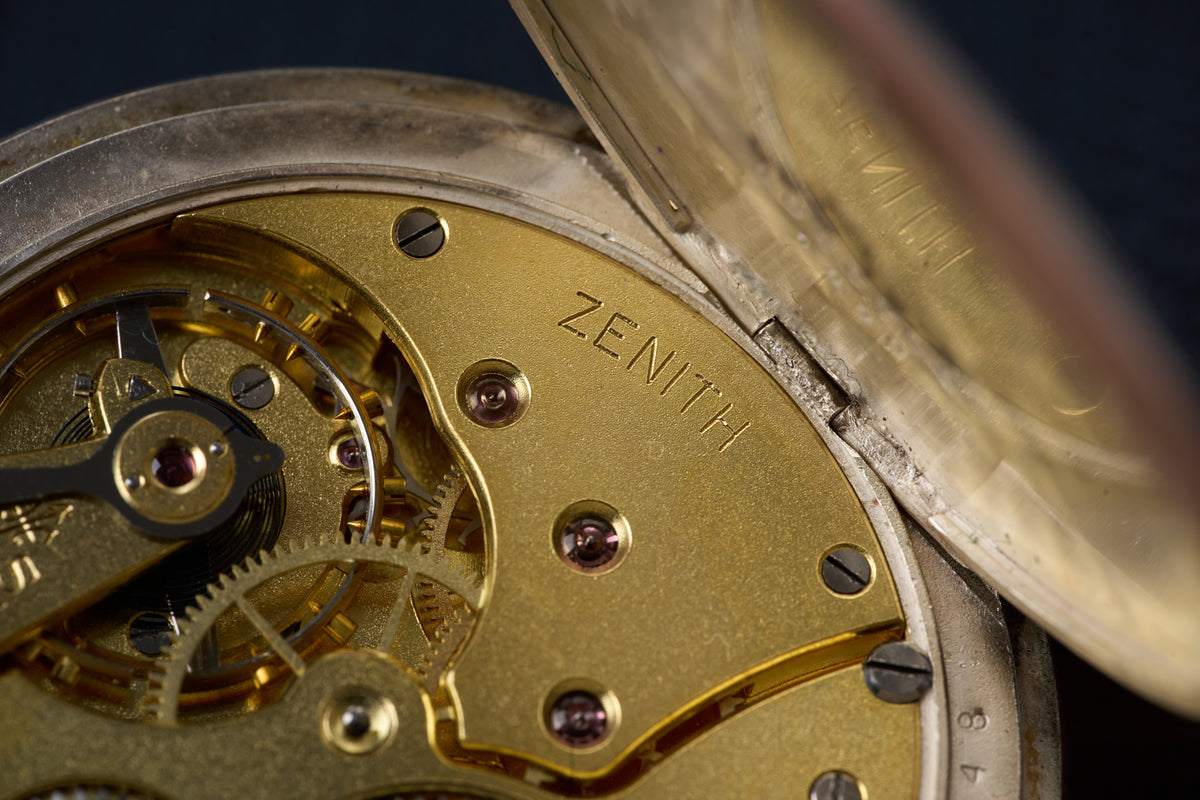 Breguet-Style Blued Hands on White Enamel, c.1912