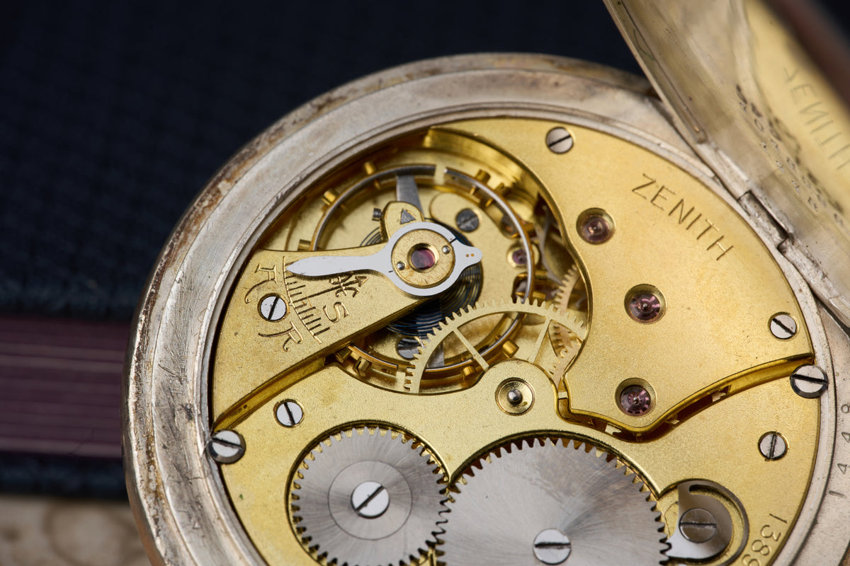 Breguet-Style Blued Hands on White Enamel, c.1912