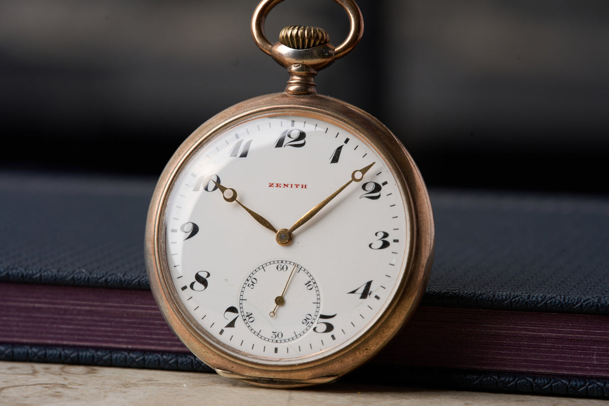 Breguet-Style Blued Hands on White Enamel, c.1912
