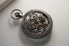 Ulysse Nardin Split-Seconds Chronomètre - Steel Observatory Pocket Chronograph, 1953, detail view 6