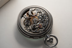 Ulysse Nardin Split-Seconds Chronomètre - Steel Observatory Pocket Chronograph, 1953, detail view 7