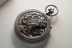 Ulysse Nardin Split-Seconds Chronomètre - Steel Observatory Pocket Chronograph, 1953, detail view 8