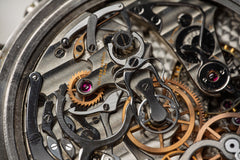 Ulysse Nardin Split-Seconds Chronomètre - Steel Observatory Pocket Chronograph, 1953, detail view 19