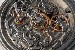 Ulysse Nardin Split-Seconds Chronomètre - Steel Observatory Pocket Chronograph, 1953, detail view 16