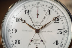 Ulysse Nardin Split-Seconds Chronomètre - Steel Observatory Pocket Chronograph, 1953, detail view 12