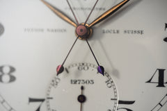 Ulysse Nardin Split-Seconds Chronomètre - Steel Observatory Pocket Chronograph, 1953, detail view 13