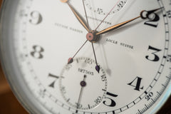 Ulysse Nardin Split-Seconds Chronomètre - Steel Observatory Pocket Chronograph, 1953, detail view 10
