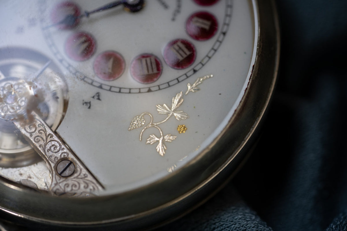 Patent Eight-Day, Visible Escapement, Switzerland
