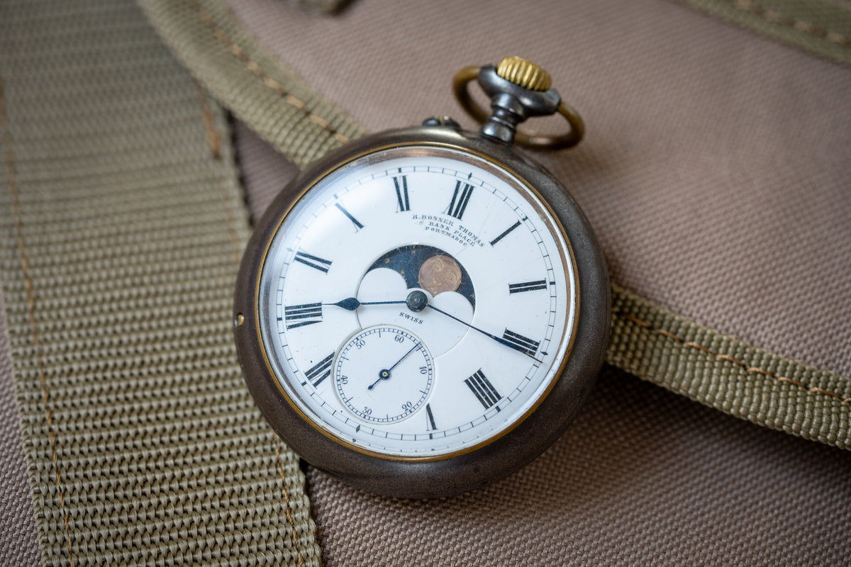 Double-Sided Calendar and Moonphase, Portmadoc, c.1890