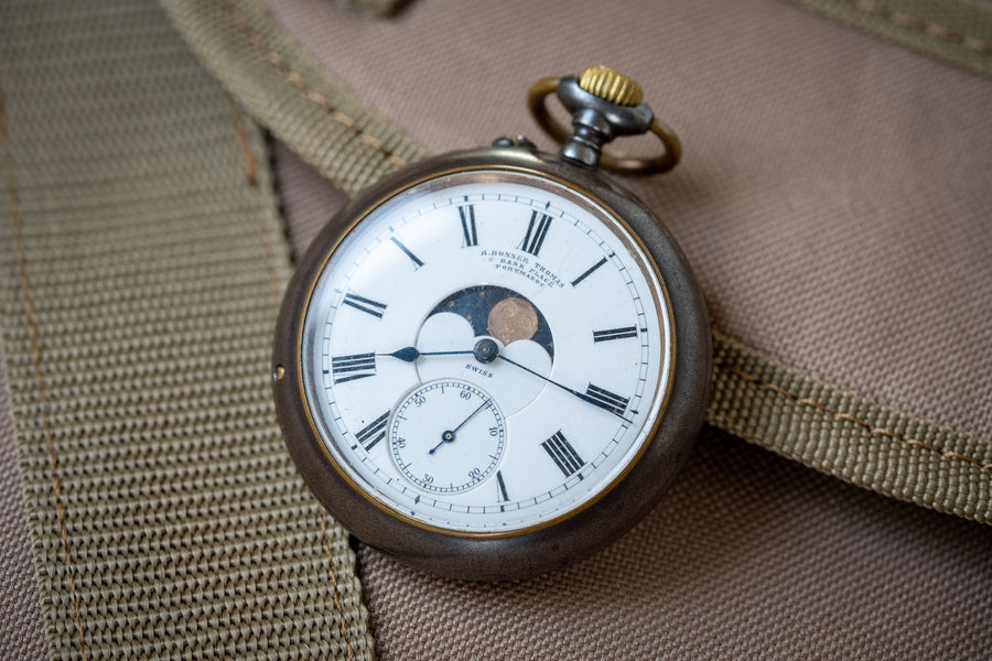 Double-Sided Calendar and Moonphase, Portmadoc, c.1890